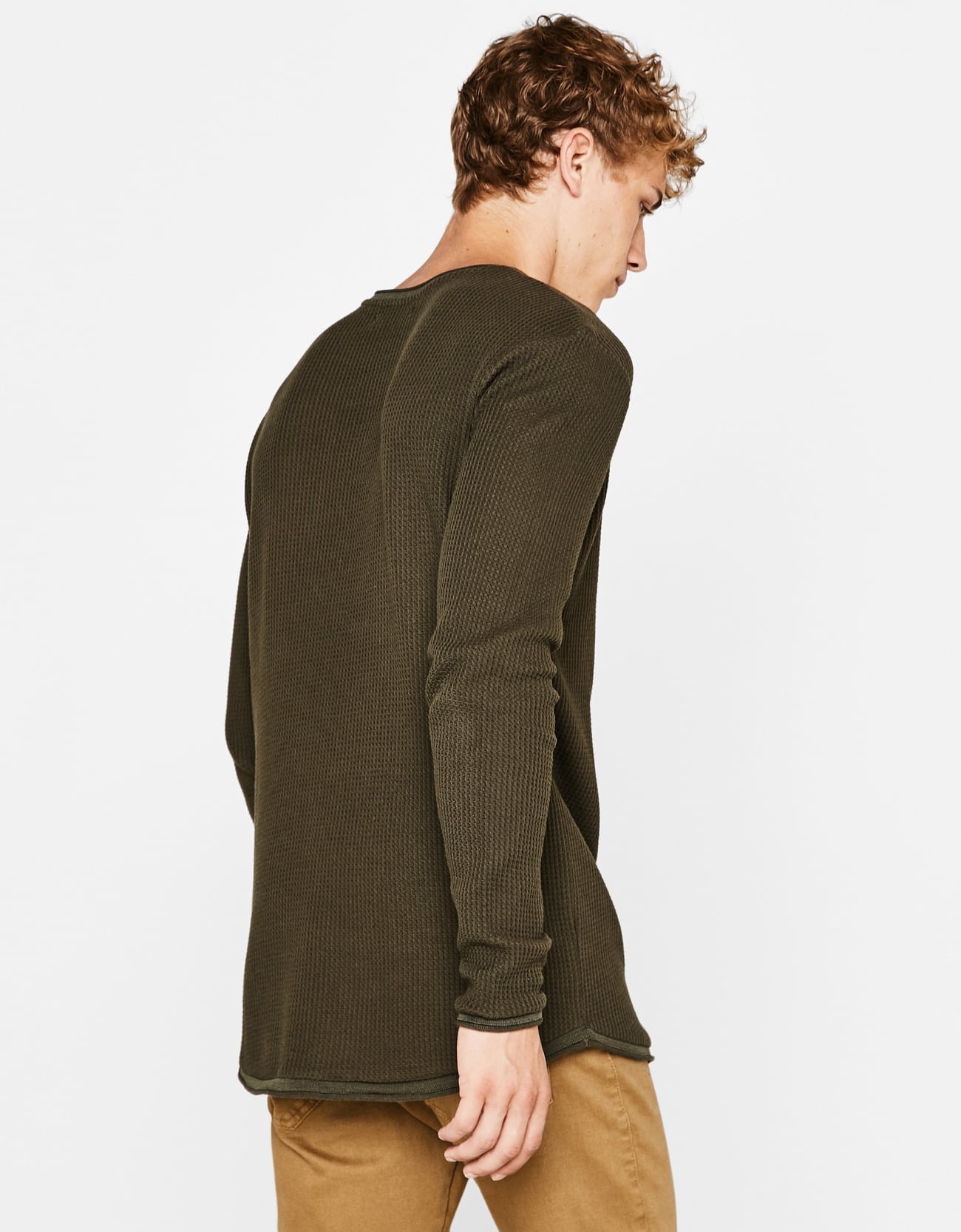 Micro Waffle Knit Sweater - Image 2