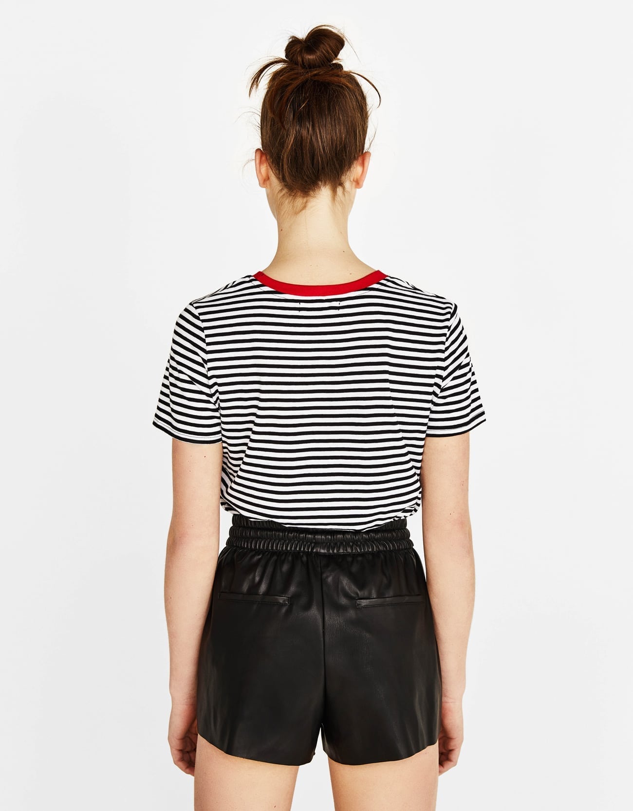 Faux leather shorts - Image 2