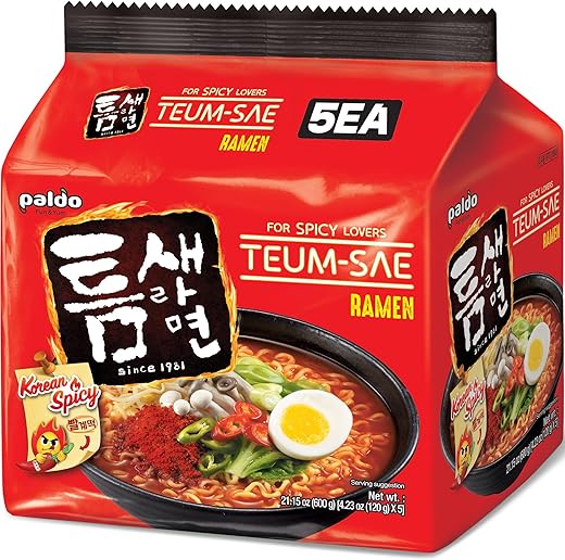 Paldo Teumsae Hot and Spicy Ramen