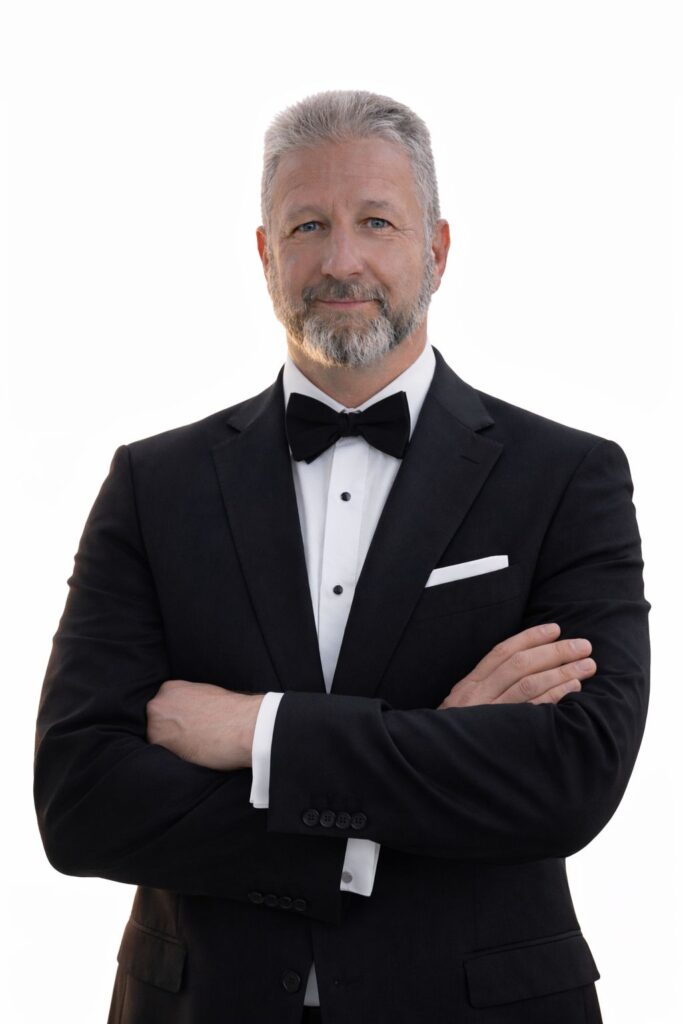 robert herget in a tux