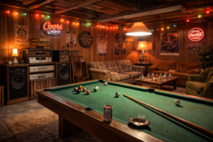 pool room from the 70s